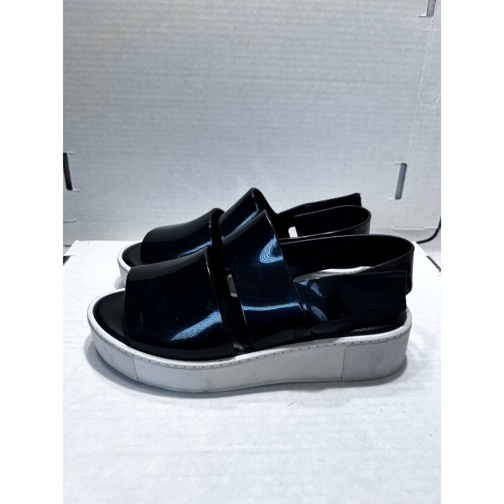 Melissa Black Platform Sandals Size 6